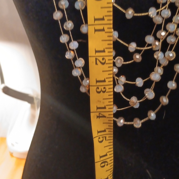 Elegant Multi-Layer Beaded Necklace - Picture 8 of 9